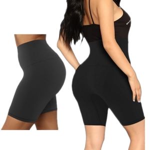 NWT Tummy and Waist Control Black Womens M Lycra Shapewear Shorts